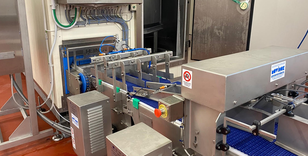 Ittico-linea automatica di surgelazione