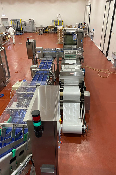 Ittico-linea automatica di surgelazione